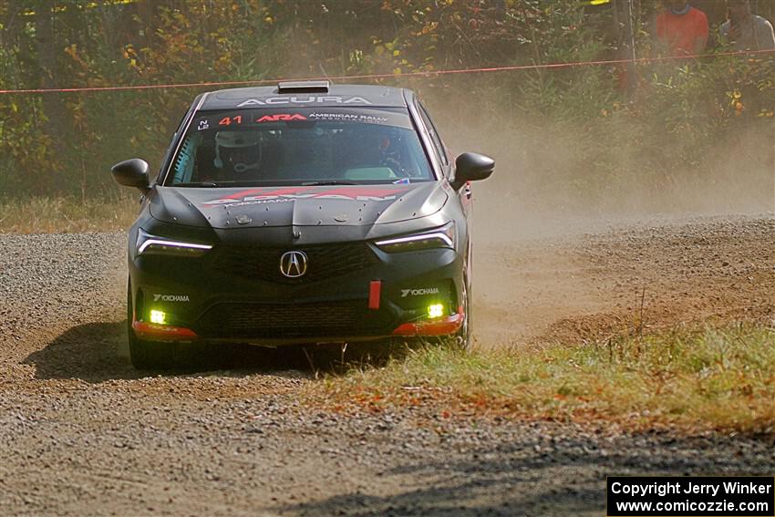 Chris Sladek / Weston Davis Acura Integra on SS1, Al's Playground I.