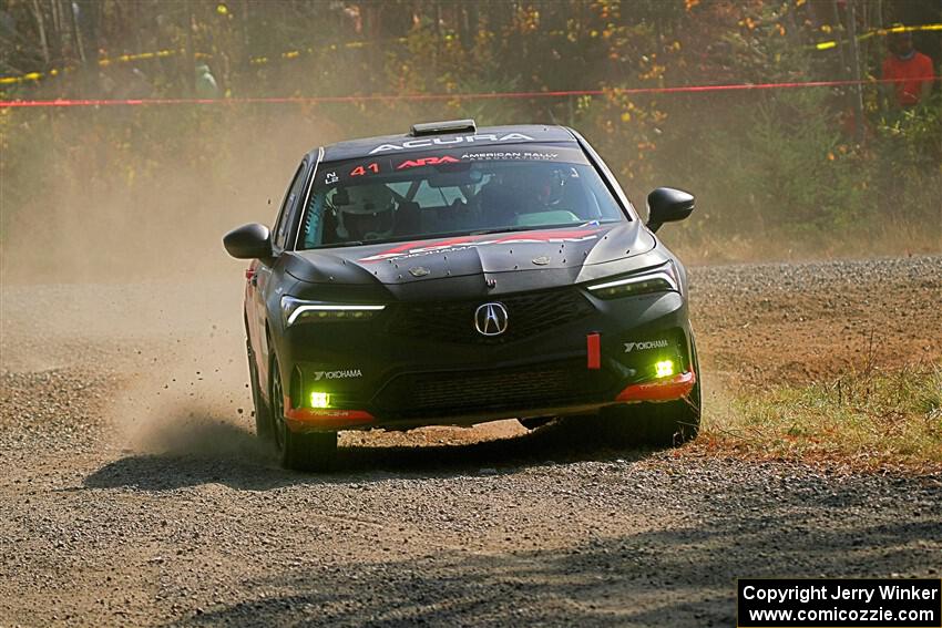 Chris Sladek / Weston Davis Acura Integra on SS1, Al's Playground I.