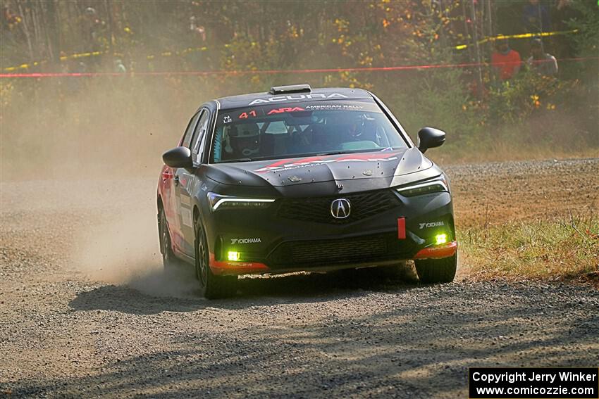 Chris Sladek / Weston Davis Acura Integra on SS1, Al's Playground I.