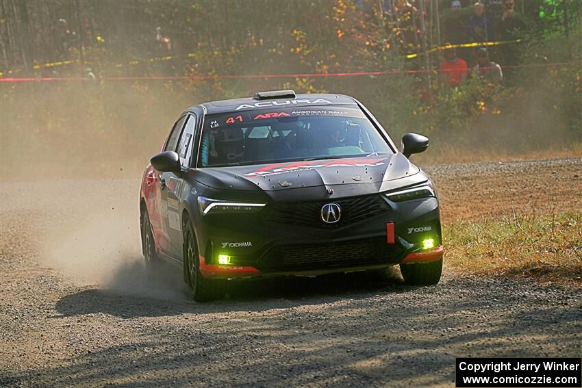 Chris Sladek / Weston Davis Acura Integra on SS1, Al's Playground I.