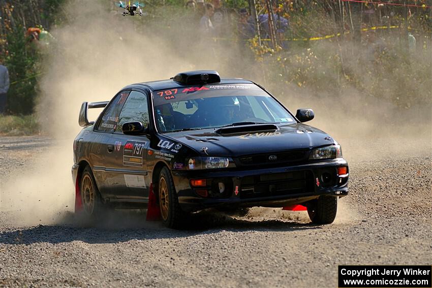 Ryan Pryzbylkowski / Stefan Trajkov Subaru Impreza on SS1, Al's Playground I.