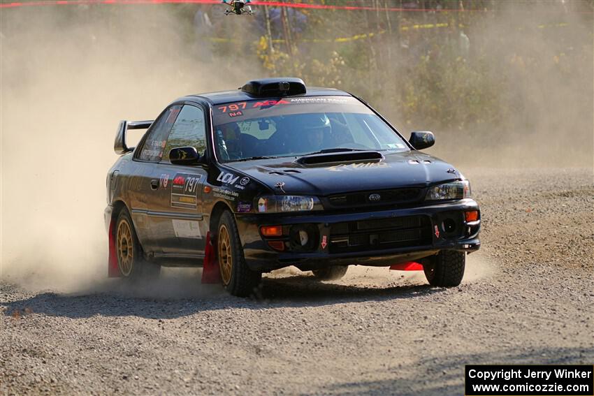 Ryan Pryzbylkowski / Stefan Trajkov Subaru Impreza on SS1, Al's Playground I.