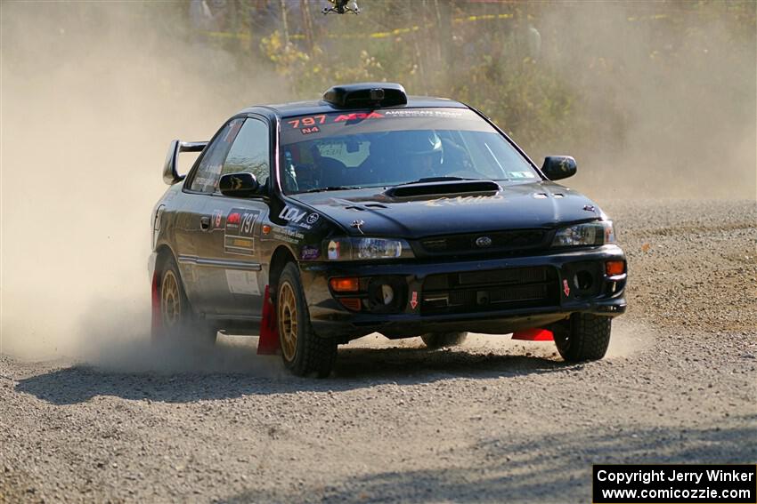 Ryan Pryzbylkowski / Stefan Trajkov Subaru Impreza on SS1, Al's Playground I.