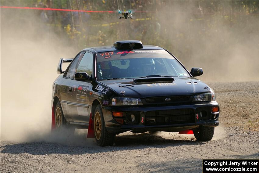 Ryan Pryzbylkowski / Stefan Trajkov Subaru Impreza on SS1, Al's Playground I.