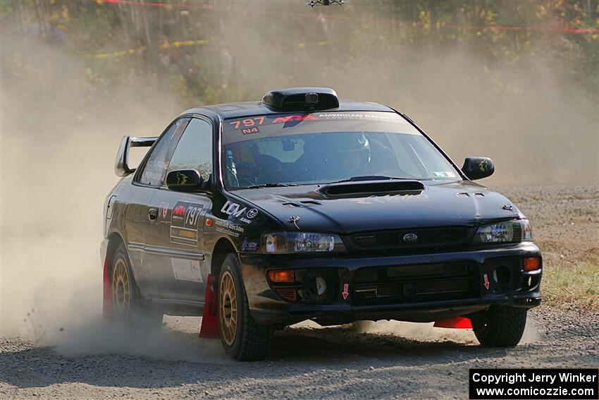 Ryan Pryzbylkowski / Stefan Trajkov Subaru Impreza on SS1, Al's Playground I.