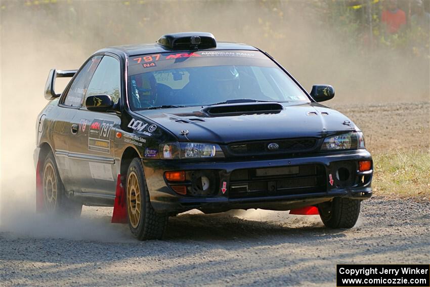 Ryan Pryzbylkowski / Stefan Trajkov Subaru Impreza on SS1, Al's Playground I.