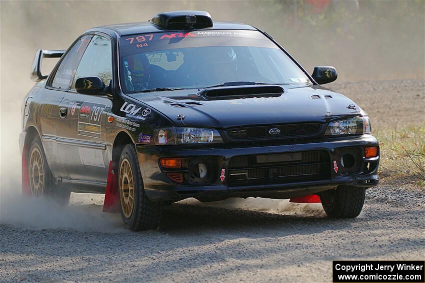 Ryan Pryzbylkowski / Stefan Trajkov Subaru Impreza on SS1, Al's Playground I.