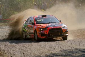 Sumit Panjabi / Zack Goldstein Mitsubishi Lancer Evo X on SS1, Al's Playground I.