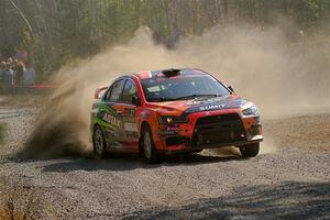 Sumit Panjabi / Zack Goldstein Mitsubishi Lancer Evo X on SS1, Al's Playground I.