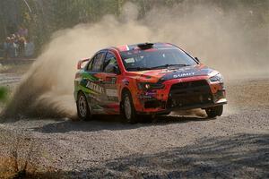 Sumit Panjabi / Zack Goldstein Mitsubishi Lancer Evo X on SS1, Al's Playground I.