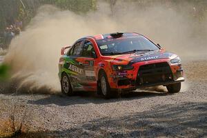 Sumit Panjabi / Zack Goldstein Mitsubishi Lancer Evo X on SS1, Al's Playground I.