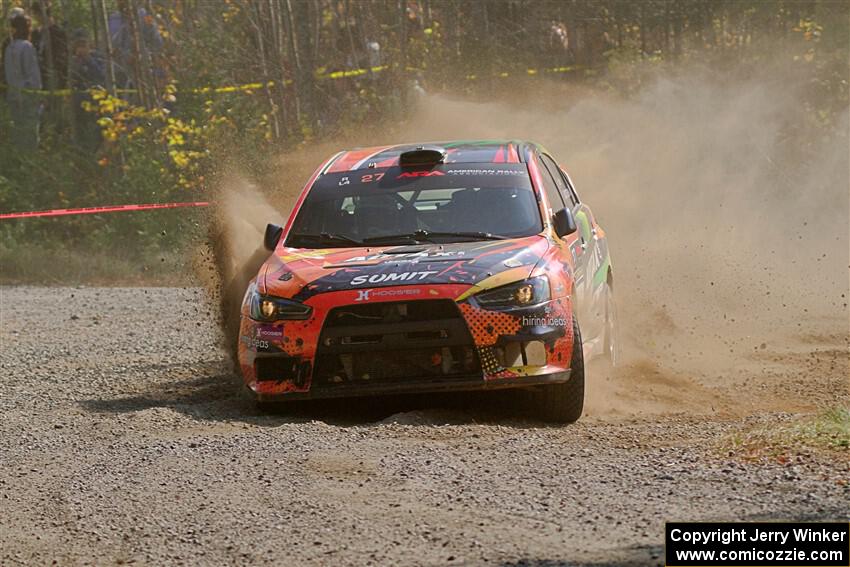 Sumit Panjabi / Zack Goldstein Mitsubishi Lancer Evo X on SS1, Al's Playground I.