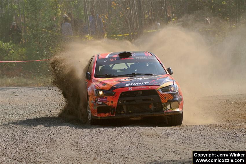 Sumit Panjabi / Zack Goldstein Mitsubishi Lancer Evo X on SS1, Al's Playground I.