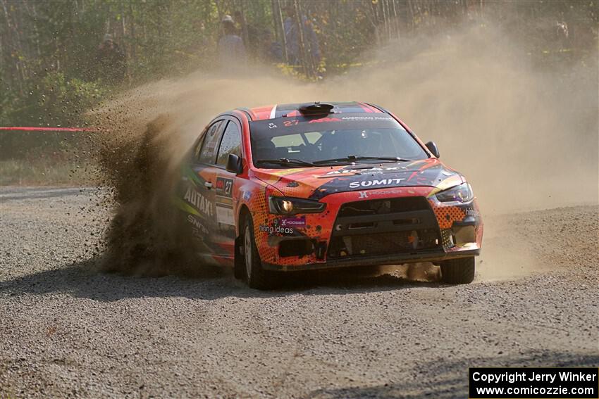 Sumit Panjabi / Zack Goldstein Mitsubishi Lancer Evo X on SS1, Al's Playground I.