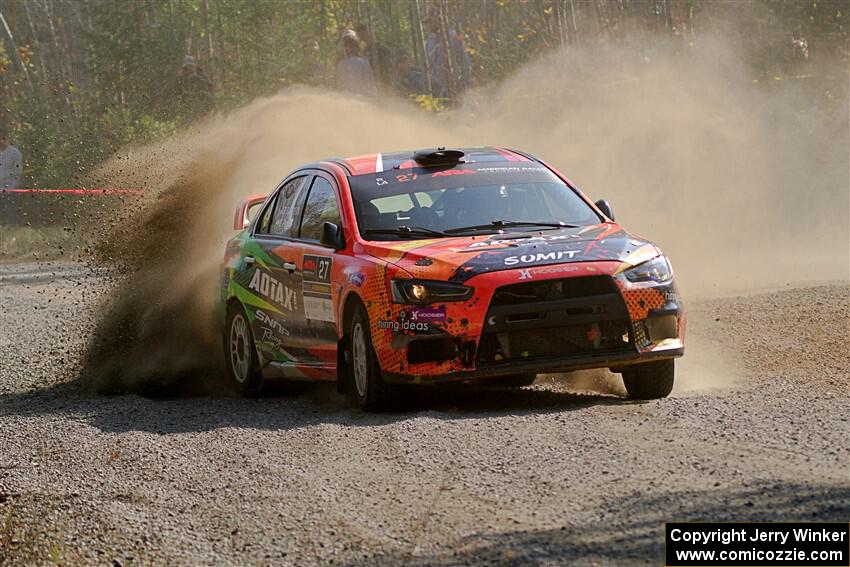 Sumit Panjabi / Zack Goldstein Mitsubishi Lancer Evo X on SS1, Al's Playground I.