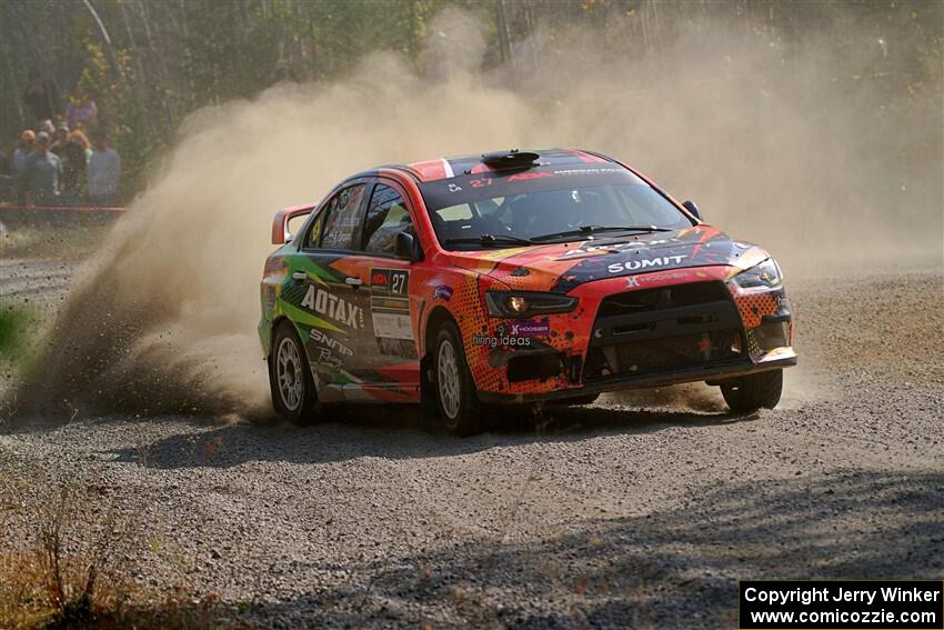 Sumit Panjabi / Zack Goldstein Mitsubishi Lancer Evo X on SS1, Al's Playground I.