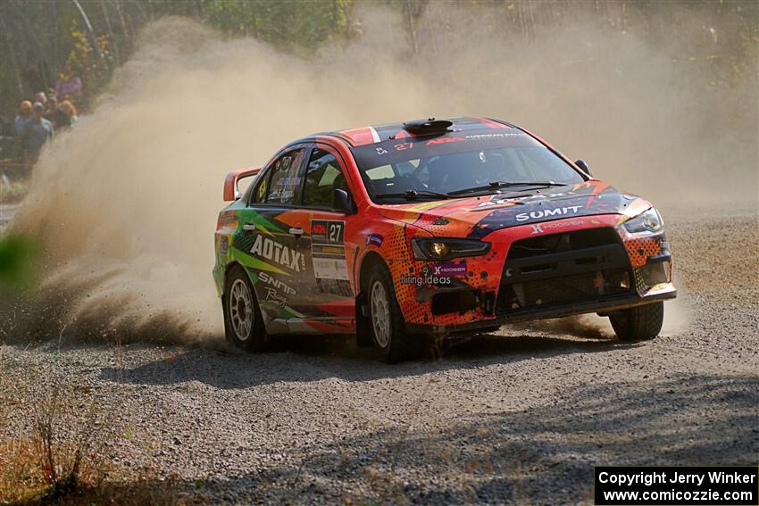 Sumit Panjabi / Zack Goldstein Mitsubishi Lancer Evo X on SS1, Al's Playground I.