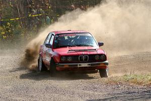 Levi Johnson / Griffin Johnson BMW 325e on SS1, Al's Playground I.