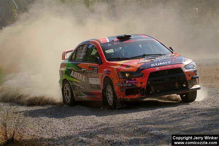 Sumit Panjabi / Zack Goldstein Mitsubishi Lancer Evo X on SS1, Al's Playground I.