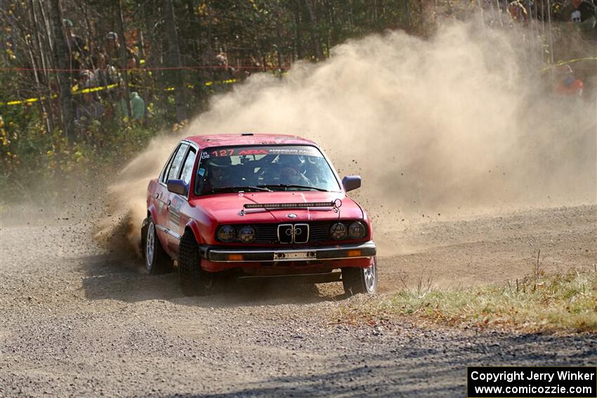 Levi Johnson / Griffin Johnson BMW 325e on SS1, Al's Playground I.