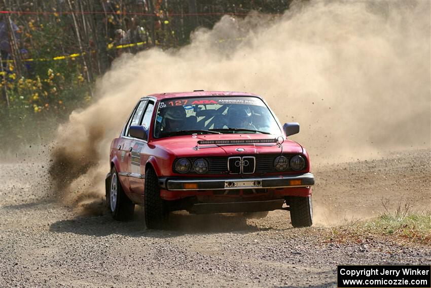 Levi Johnson / Griffin Johnson BMW 325e on SS1, Al's Playground I.