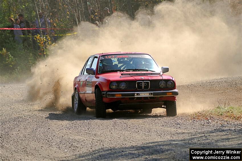 Levi Johnson / Griffin Johnson BMW 325e on SS1, Al's Playground I.