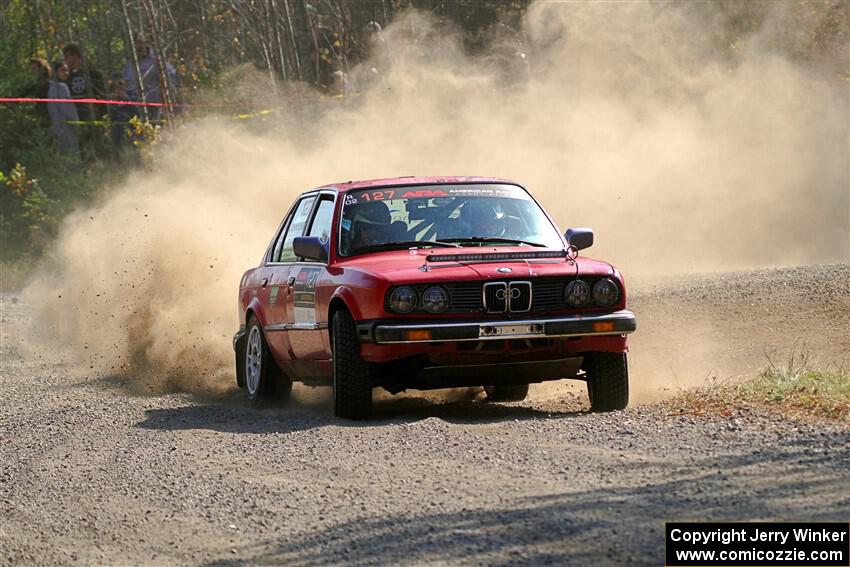 Levi Johnson / Griffin Johnson BMW 325e on SS1, Al's Playground I.