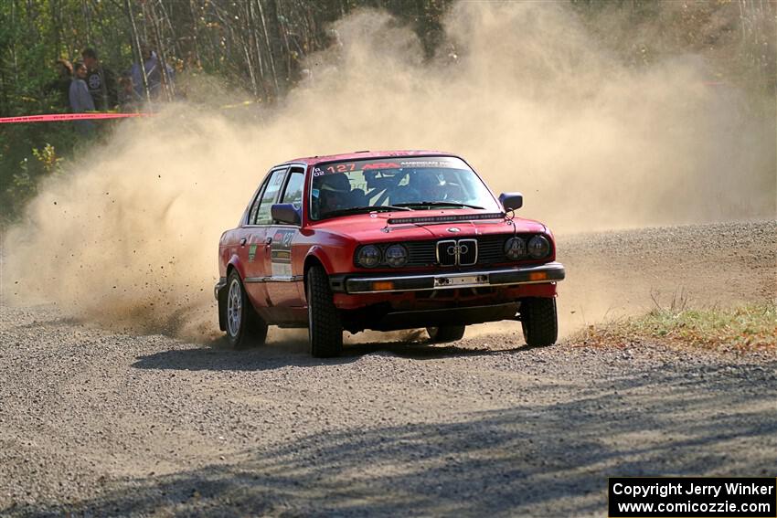 Levi Johnson / Griffin Johnson BMW 325e on SS1, Al's Playground I.