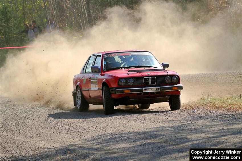 Levi Johnson / Griffin Johnson BMW 325e on SS1, Al's Playground I.