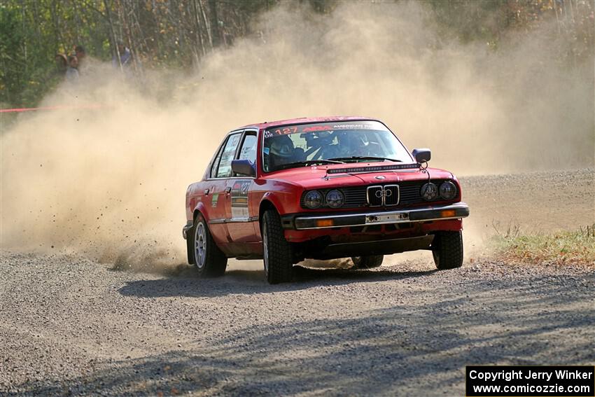 Levi Johnson / Griffin Johnson BMW 325e on SS1, Al's Playground I.