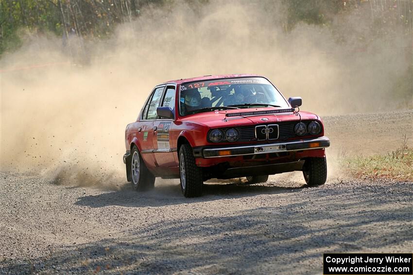 Levi Johnson / Griffin Johnson BMW 325e on SS1, Al's Playground I.