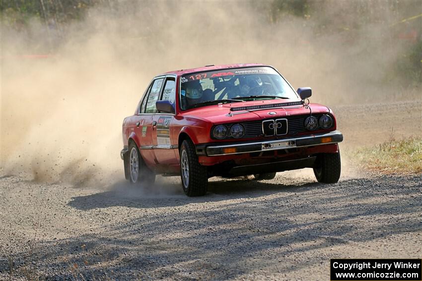 Levi Johnson / Griffin Johnson BMW 325e on SS1, Al's Playground I.