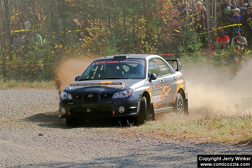 Sam Jacques / Kyle Cooper Subaru Impreza on SS1, Al's Playground I.