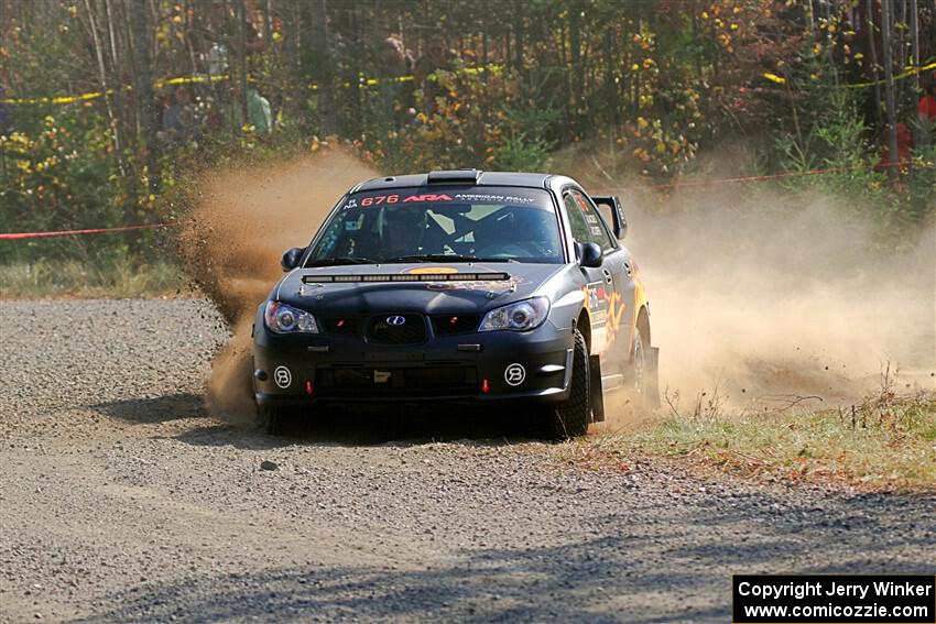 Sam Jacques / Kyle Cooper Subaru Impreza on SS1, Al's Playground I.