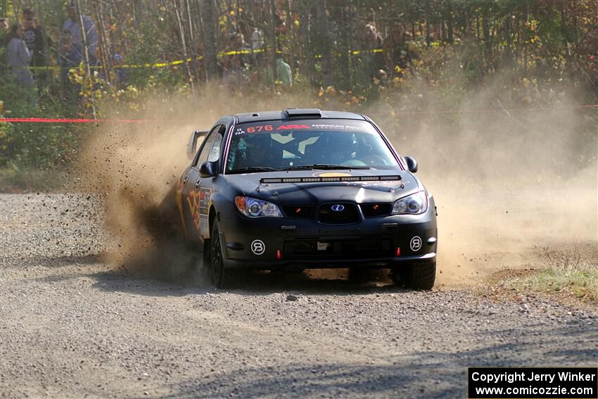 Sam Jacques / Kyle Cooper Subaru Impreza on SS1, Al's Playground I.