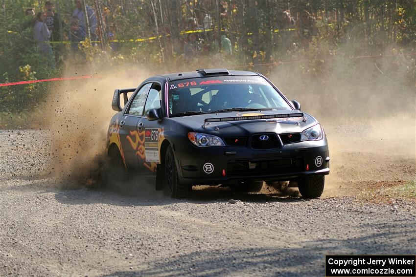 Sam Jacques / Kyle Cooper Subaru Impreza on SS1, Al's Playground I.