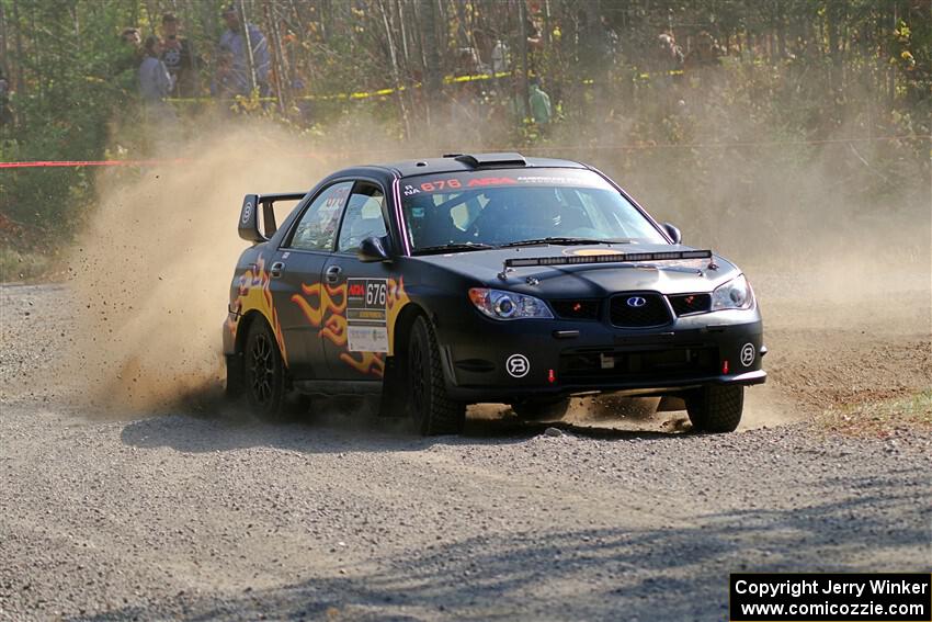 Sam Jacques / Kyle Cooper Subaru Impreza on SS1, Al's Playground I.