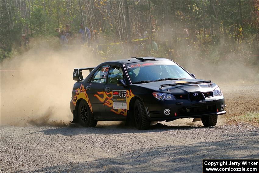 Sam Jacques / Kyle Cooper Subaru Impreza on SS1, Al's Playground I.