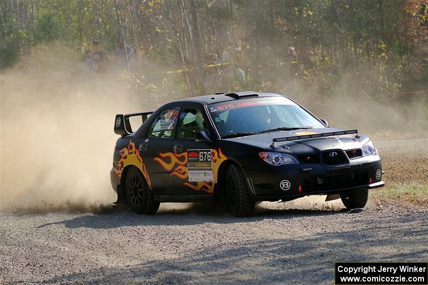 Sam Jacques / Kyle Cooper Subaru Impreza on SS1, Al's Playground I.