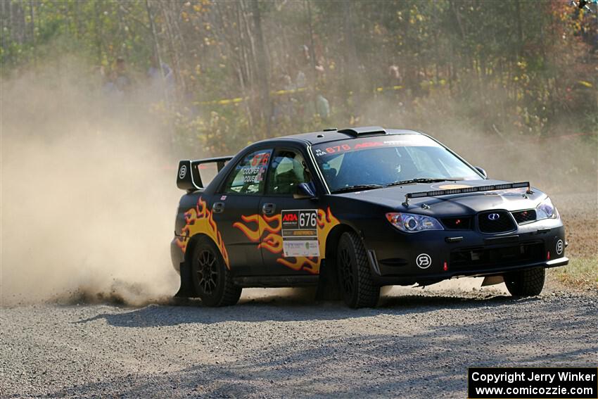 Sam Jacques / Kyle Cooper Subaru Impreza on SS1, Al's Playground I.