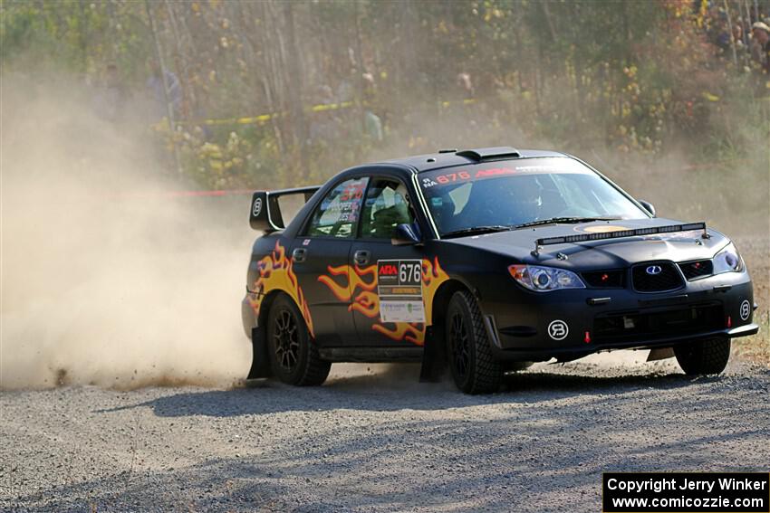 Sam Jacques / Kyle Cooper Subaru Impreza on SS1, Al's Playground I.