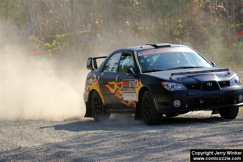 Sam Jacques / Kyle Cooper Subaru Impreza on SS1, Al's Playground I.