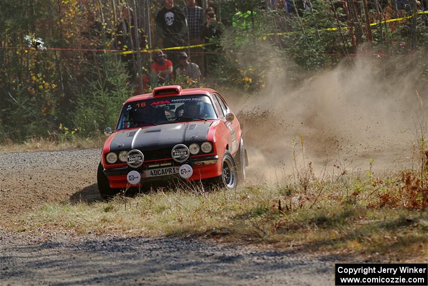 Mike Hurst / Randall Short Ford Capri on SS1, Al's Playground I.