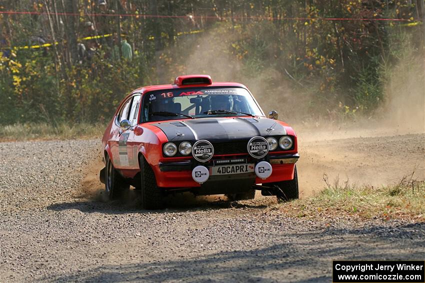 Mike Hurst / Randall Short Ford Capri on SS1, Al's Playground I.