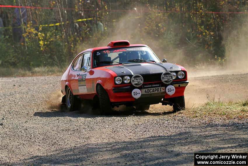 Mike Hurst / Randall Short Ford Capri on SS1, Al's Playground I.