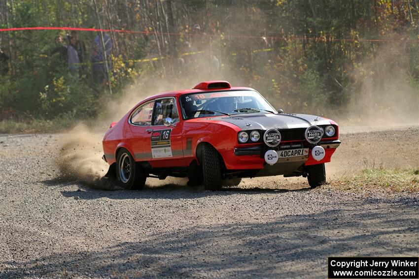 Mike Hurst / Randall Short Ford Capri on SS1, Al's Playground I.