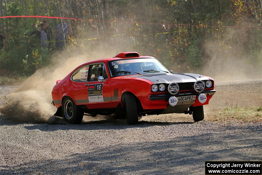 Mike Hurst / Randall Short Ford Capri on SS1, Al's Playground I.