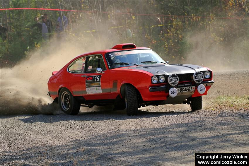 Mike Hurst / Randall Short Ford Capri on SS1, Al's Playground I.