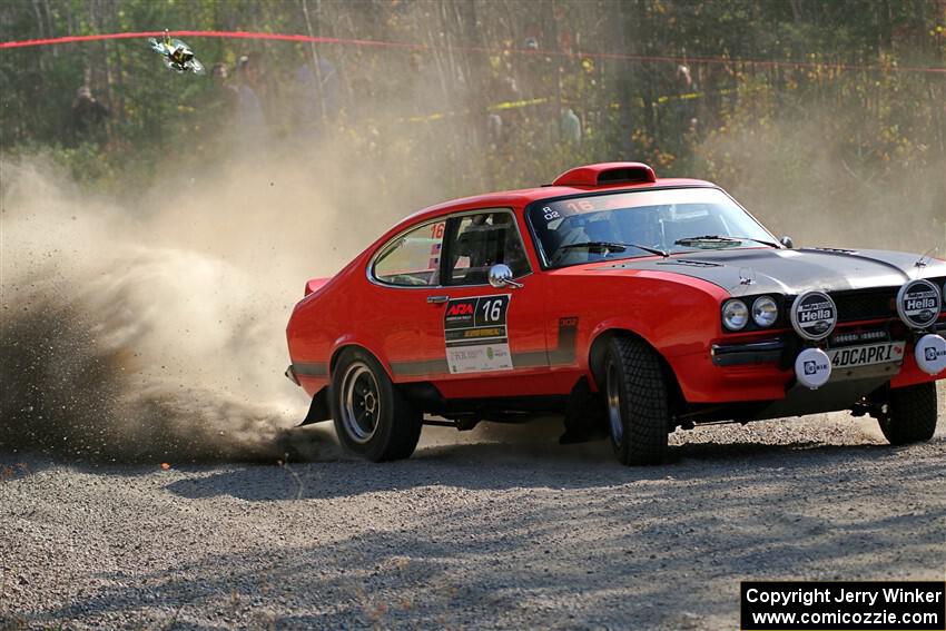 Mike Hurst / Randall Short Ford Capri on SS1, Al's Playground I.