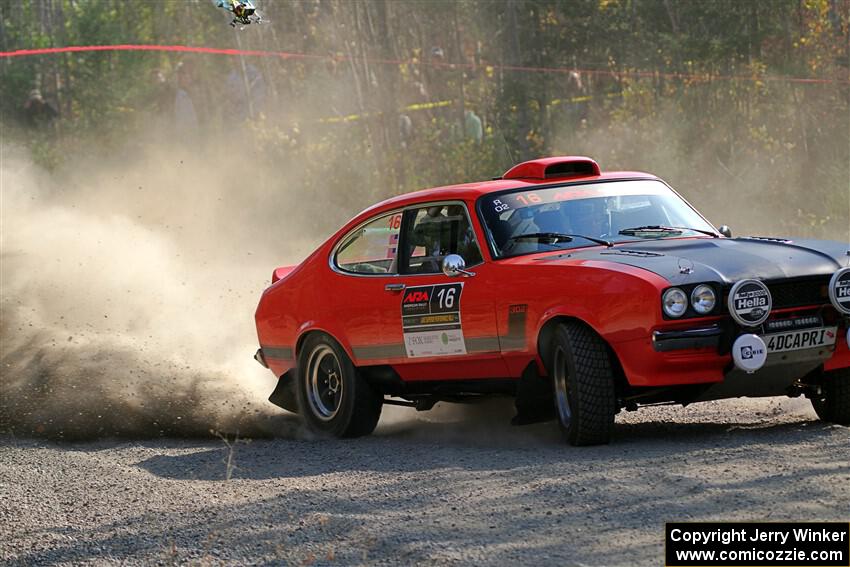 Mike Hurst / Randall Short Ford Capri on SS1, Al's Playground I.